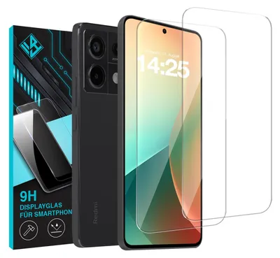 Produktbild von 2x 9H Schutzglas Displayschutzfolie für Xiaomi Redmi Note 13 Pro 5G Displayglas Displayschutz Glas Panzerfolie Schutzglasfolie