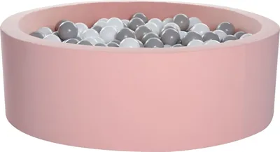 Produktbild von Bällepool Mit Bällen 90x30cm Baumwolle rosa