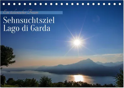 Produktbild von Sehnsuchtsziel Lago di Garda (Tischkalender 2027 DIN A5 quer), CALVENDO Monatskalender