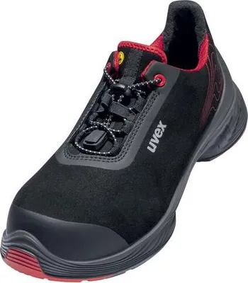Produktbild von uvex 1 G2 Halbschuhe S3 schwarz, rot Weite 14 Gr. 44