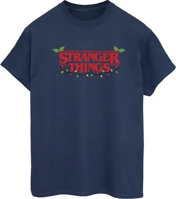 Produktbild von Netflix - "Stranger Things" T-Shirt für Damen BI44206 (S) (Marineblau)