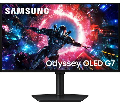 Zdjęcie produktu dla Samsung G70SH, 68,6 cm (27"), 3840 x 2160 px, 4K Ultra HD, OLED, 0,03 ms, Czarny