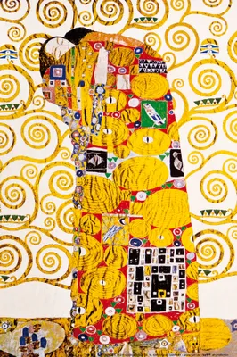 Produktbild von Gustav Klimt Kunstdruck Bild - Die Umarmung (Detail) (30 x 20 cm)