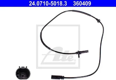 Produktbild von Ate Raddrehzahlsensor für Kraftfahrzeuge, mit einer Kabellänge von 985 mm