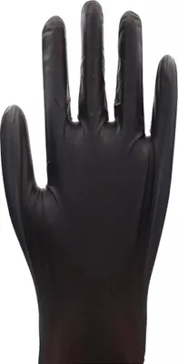 Produktbild von Vitrilhandschuhe, schwarz, Größe XL, puderfrei, Med-Comfort Vitril