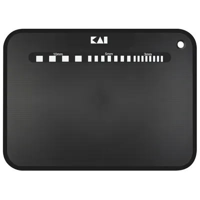Produktbild von KAI BZ-0042 Schneidunterlage / Schneidmatte, 30 x 22 x 0,2 cm, schwarz (1 Stück)