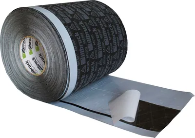 Produktbild von Illbruck Fensterfolie Breite 100mm ME501 - selbstklebende TwinAktiv HI Fensterdichtung für Fenster- und Fassadenanschlussfugen, Rolle 25m