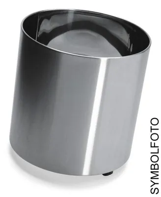 Produktbild von Graepel G-Line Pro NAXOS Blumenübertöpfe aus Edelstahl poliert in 6 Größen mit Rädern, Größe Graepel:b 36 x h 38 - Liter 35