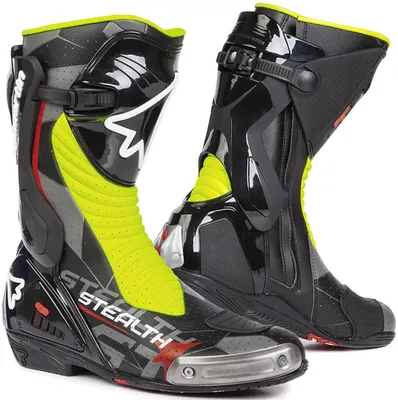 Immagine prodotto di Stivali da moto Stylmartin Stealth Evo Air (Nero/Giallo, taglia 40)