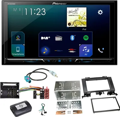 Produktbild von Pioneer SPH-DA230DAB CarPlay DAB+ Einbauset für Mercedes Sprinter W906 Crafter