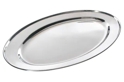 Productafbeelding van Serveerschaal Kinghoff KH 1231, 30 cm, ovaal, roestvrij staal