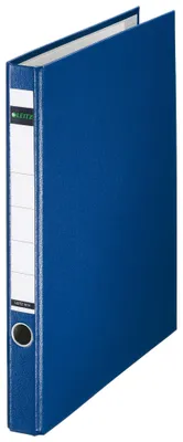 Image de Leitz 1014-00-35 1014 Classeur à anneaux, A4, PP, 2 anneaux, 35 mm, bleu