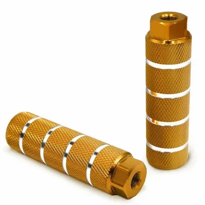 Produktbild von Fahrrad-Pegs, hochfester Aluminium, rutschfestes Design, gold