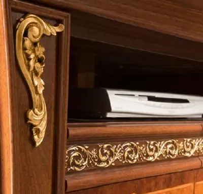 Image de armoire tv luxe sideboard commode salon meuble armoires étagères bois