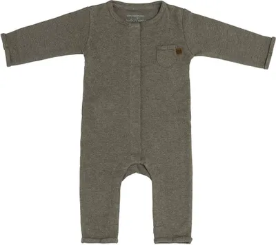 Produktbild von Baby's Only Strampler Melange - Khaki - 62 - 100% Baumwolle