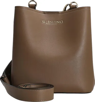 A brown Valentino Bags handbag with a shoulder strap.