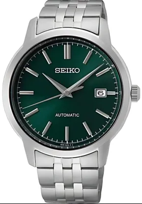 Obrázek produktu pro Pánské hodinky, automatický strojek z nerezové oceli, zelený ciferník - Seiko Model: SRPH89K1