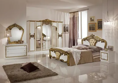 Produktbild von Schlafzimmer Set Eva in Buche Optik 6 teilig