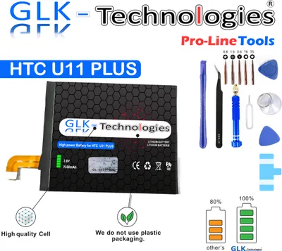 Produktbild von GLK-TECHNOLOGIES AKKU für HTC U11+ Plus Batterie Ersatzteile G011B-B N E U /// PRO