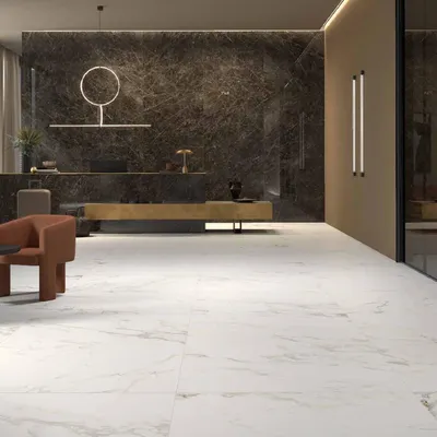 Zdjęcie produktu dla CASA39 Płytki imitujące marmur, białe, 60 x 120 cm, La Faenza Aesthetica