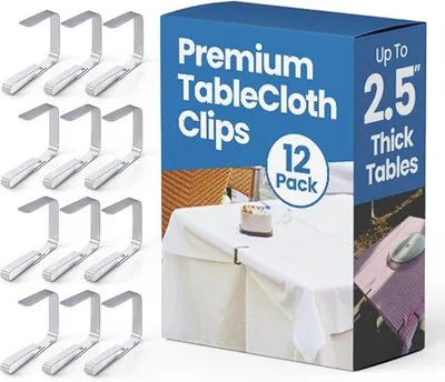 Productafbeelding van Tafelkleed Clips van Roestvrij Staal - X-Large