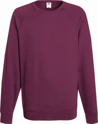 Produktbild von Raglan Sweater | Fruit of the Loom (FOL62138), Farbe:burgundy, Größe:XXL