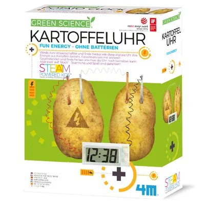 Produktbild von 4M Green Science Potato Clock, Experimentier-Set, Chemie, 5 Jahr(e)