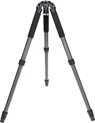 Produktbild von Rollei Rock Solid Alpha XL Mark III, extrem Robustes, professionelles Dreibeinstativ mit hoher Traglast(40KG) und fest integriertem Nevellierkopf, schwarz