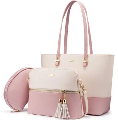 Produktbild von LOVEVOOK Handtasche Set Damen Shopper Schultertasche Umhängetasche Damen Geldbör