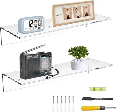 Produktbild von Famanu Wandregale Transparentes Acryl - Set von 2