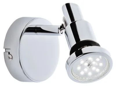 Produktbild von LED-Wandleuchte - Chromfarben - Metall - 8 x 10 cm