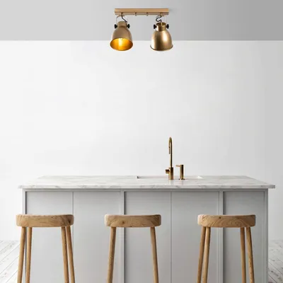 Immagine prodotto di Opviq, Spotkafası - 15436, lampadario, oro, metallo, 40 x 16 x 28 cm