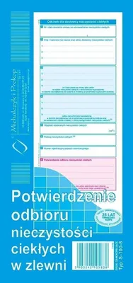 Produktbild von Empfangsbestätigung für Abfall S-100-8, Durchschreibformular