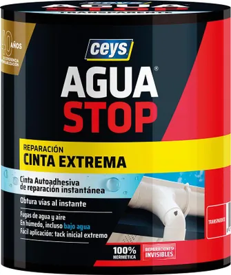 Image de Ruban Aguastop Extreme Transparent étanchéité Immédiate Transparente - Ceys