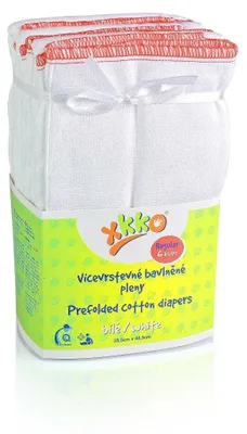 Obrázok produktu pre XKKO Classic Viacvrstvové plienky (4/8/4) BIELE - Regular