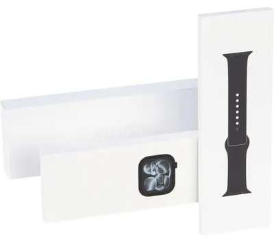 Produktbild von Apple Watch Series 11 GPS 42mm Jet Black Aluminium Case with Black Sport Band - S/M