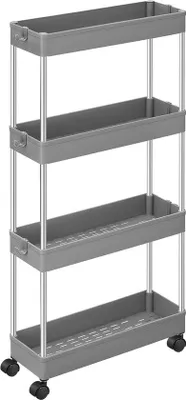 Produktbild von Famanu Küchenregal mit 4 Ebenen - 40 x 13,5 x 86 cm