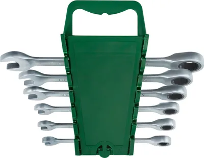 Produktbild von PARKSIDE® Gabel- und Ratschen-Ringschlüsselsatz (Gerade 6tlg.)