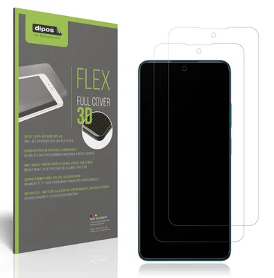 Produktbild von 2x Full Cover Schutzfolie matt für Xiaomi Redmi Note 12 Pro 4G 2209116AG Panzerfolie Anti-Shock