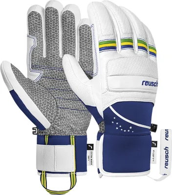 Produktbild von Reusch Fingerhandschuhe Lucas Braathen mit wärmender R-LOFT™ Isolation 1017 white / surf the web 10
