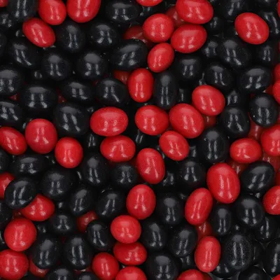 Produktbild von agilus dragees Salmiak-Dragees rot-schwarz 4kg