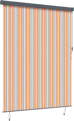 Obrázek produktu pro Roleta vidaXL, žlutá a modrá, 200 x 250 cm, látka a hliník