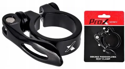 Produktbild von PROX Sattelklemme Schnellspanner 31,8 mm Schwarz