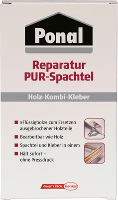 Produktbild von Ponal Spachtelmasse Reparatur PUR-Spachtel holzfarben 177 g Paket