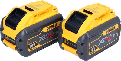 Image de DeWalt DCB548 Batterie XR FLEXVOLT 12 Ah / 12000 mAh Li-Ion 18 V / 54 V max. - avec indicateur de charge - 2 pcs