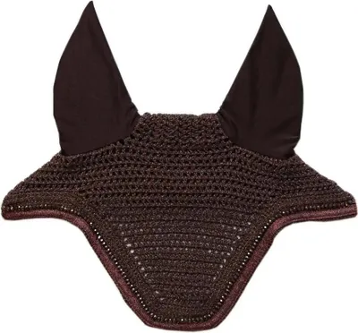 Obrázek produktu pro Kentucky Horsewear Wellington Glitter Band Fly Ears, velikost:Warmblood, barva:hnědá