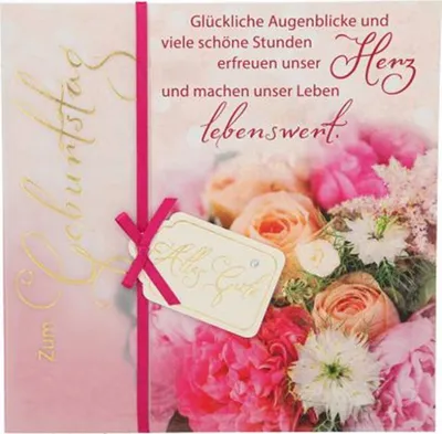 Produktbild von Depesche Emotions Klappkarte Motiv 016 zum Geburtstag