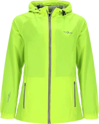 Produktbild von Blue Wave Damen Funktionsjacke Fabienne - Outdoor-Jacke Regenjacke Wander- und Fahrradjacke in Neongelb Größe 42