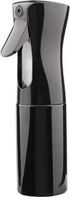 Obrázok produktu pre Salónová fľaša s rozprašovačom na vlasy, 300 ml čierna aerosólová fľaša s rozprašovačom Mister Fľaša na vodu s jemným rozprašovaním na vlasy