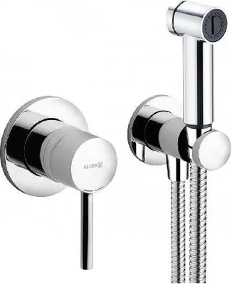 Image de Kludi Bozz - Set de mitigeur encastré avec douchette bidet, avec corps, chrome 389980576